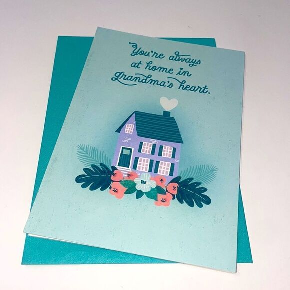 You’re always at home in grandmas heart - Happy Mothers Day Hallmark Card - Picture 3 of 5